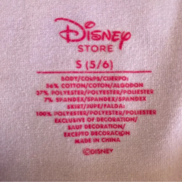 💕🩰💕Disney Princesses Pink Dance Costume with Tulle Skirt - Picture 3 of 7